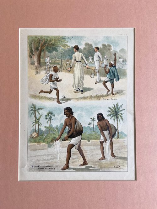 Seventeen Caricatures from  sketches of Indian life