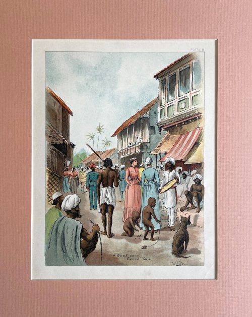 Seventeen Caricatures from  sketches of Indian life