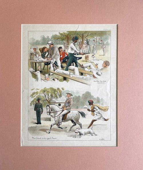 Seventeen Caricatures from  sketches of Indian life