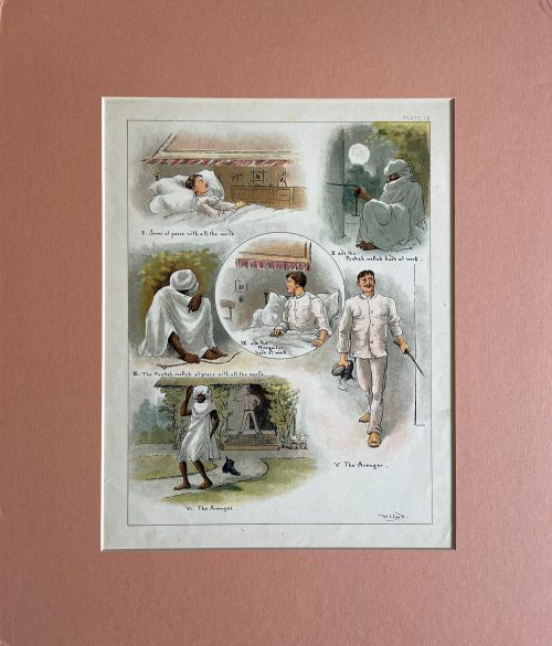Seventeen Caricatures from  sketches of Indian life