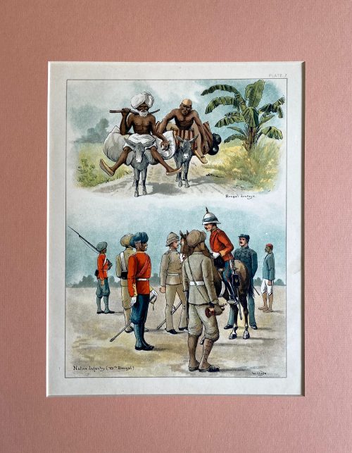 Seventeen Caricatures from  sketches of Indian life